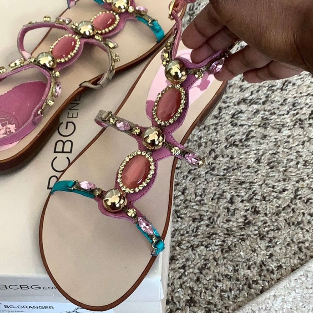 🤩 BCBGeneration Jeweled Sandals 🤩 - Picture 7 of 10
